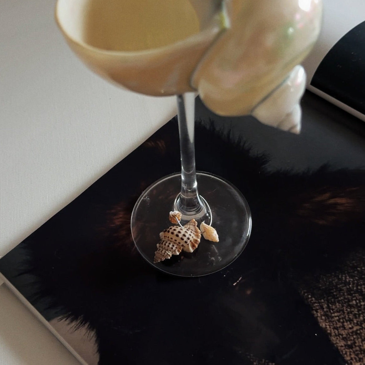 Glass Charms Set of 4