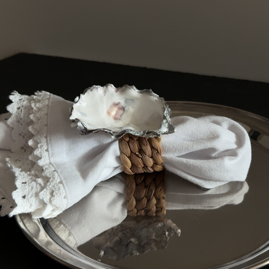 Oyster Shell Napkin Rings
