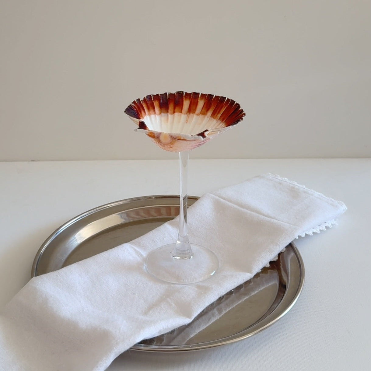 Seashell Martini Glasses