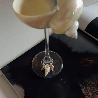 Glass Charms Set of 4