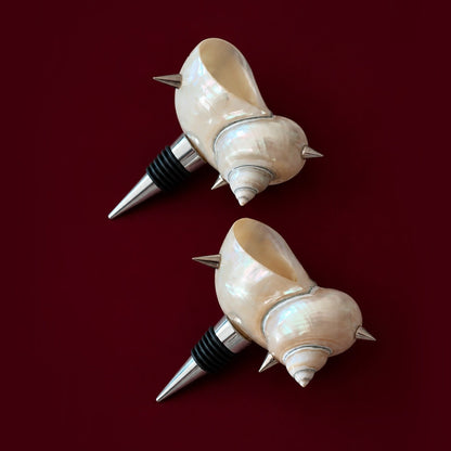 Spiked Seashell Bottle Stoppers