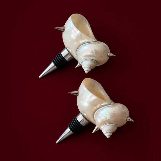 Spiked Seashell Bottle Stoppers