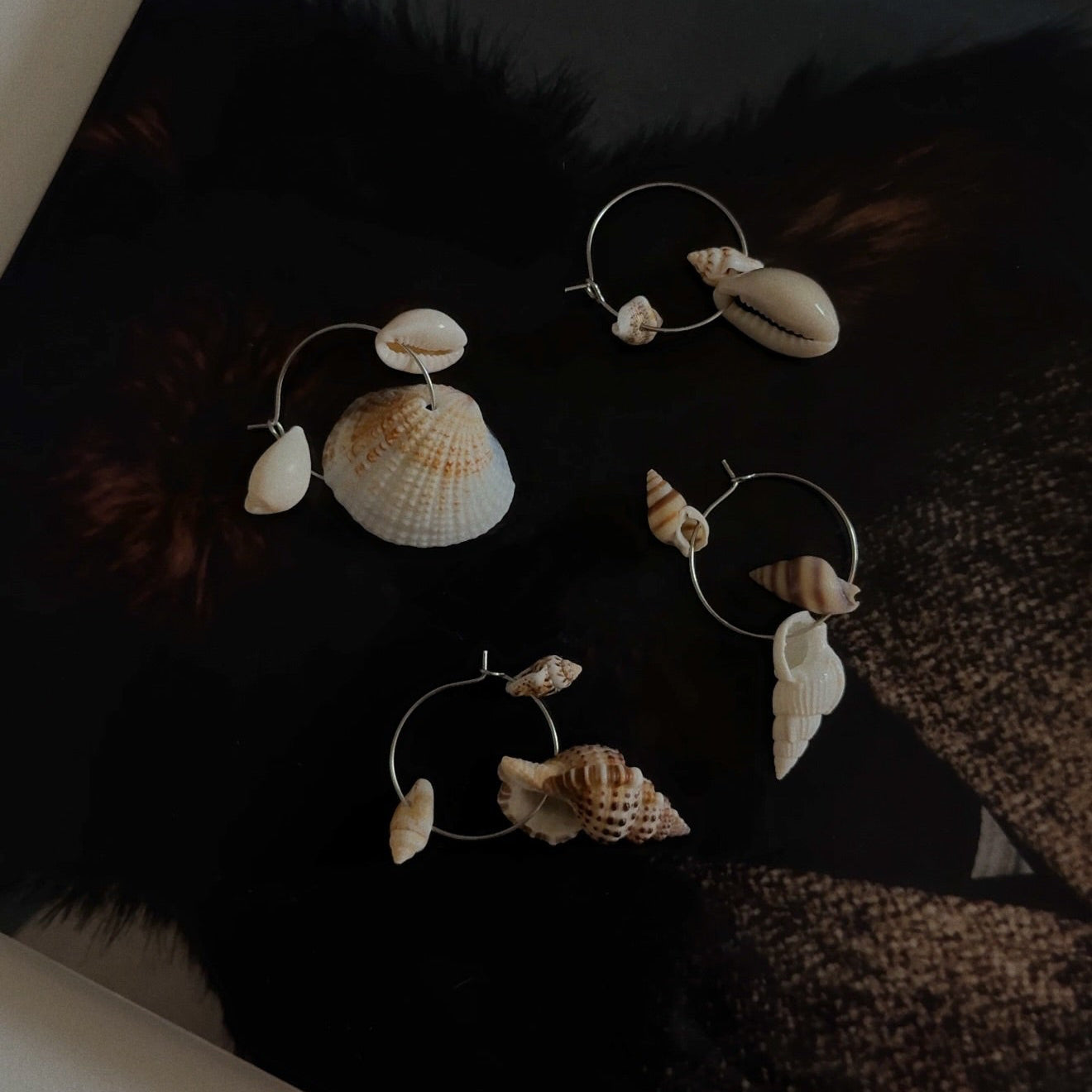 Glass Charms Set of 4