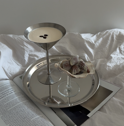 Oyster Decorative Dish on Stem