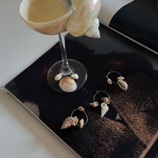 Glass Charms Set of 4