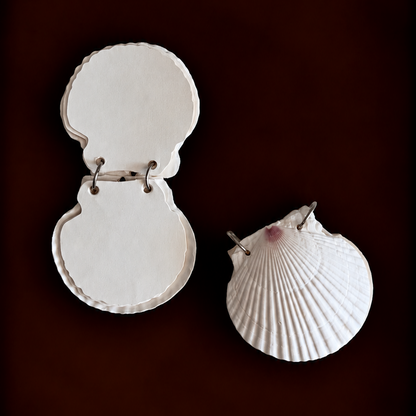 Scallop Shell Notebook Journal
