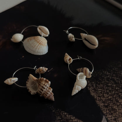 Glass Charms Set of 4