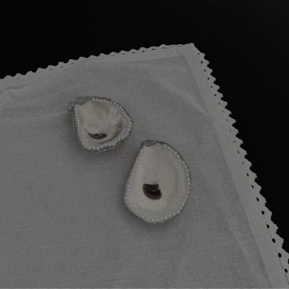 Natural Oyster Shell Jewelry Dish