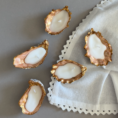 Natural Oyster Shell Candles