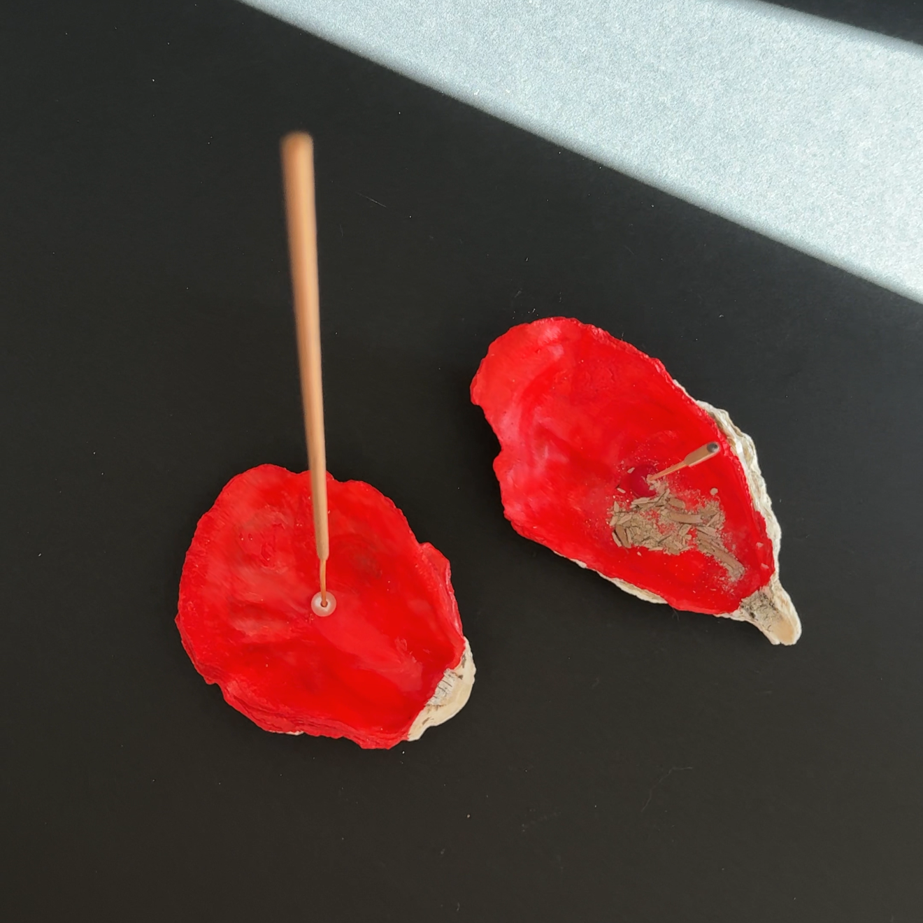 Handmade Oyster Shell Incense Holder