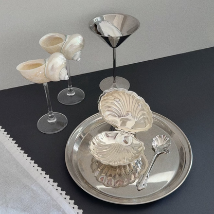 Handmade Seashell Cocktail Glasses