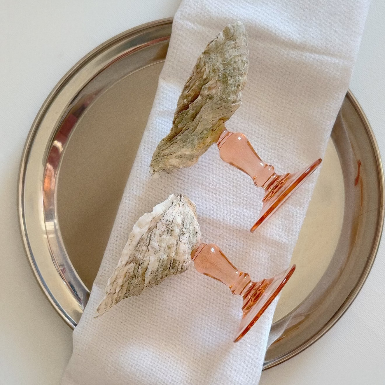 Oyster Shell Display Dish